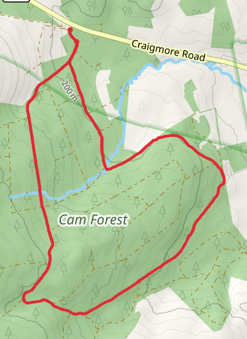 County Londonderry Hiking mobile static map