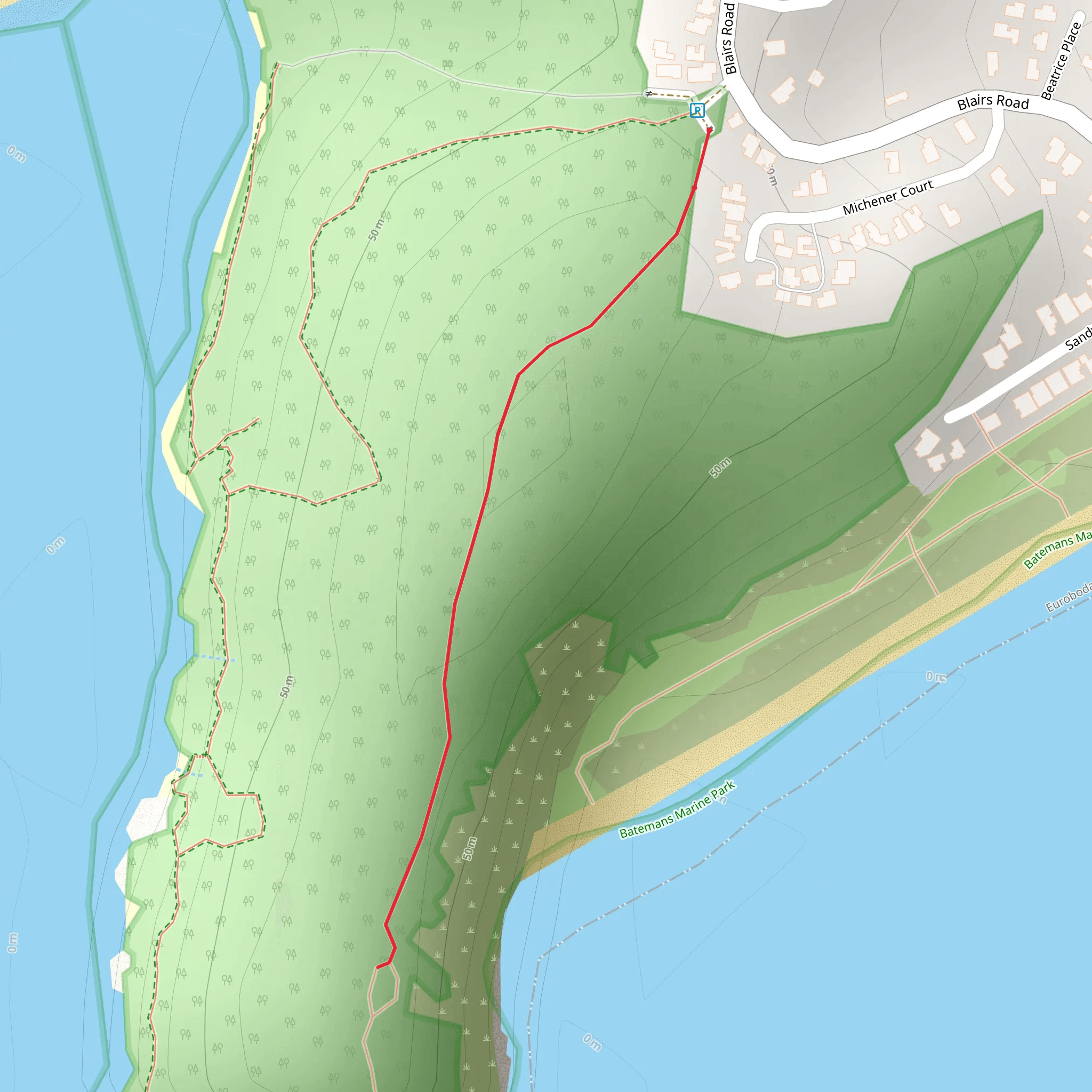 Square Head Track - 2 mobile static map