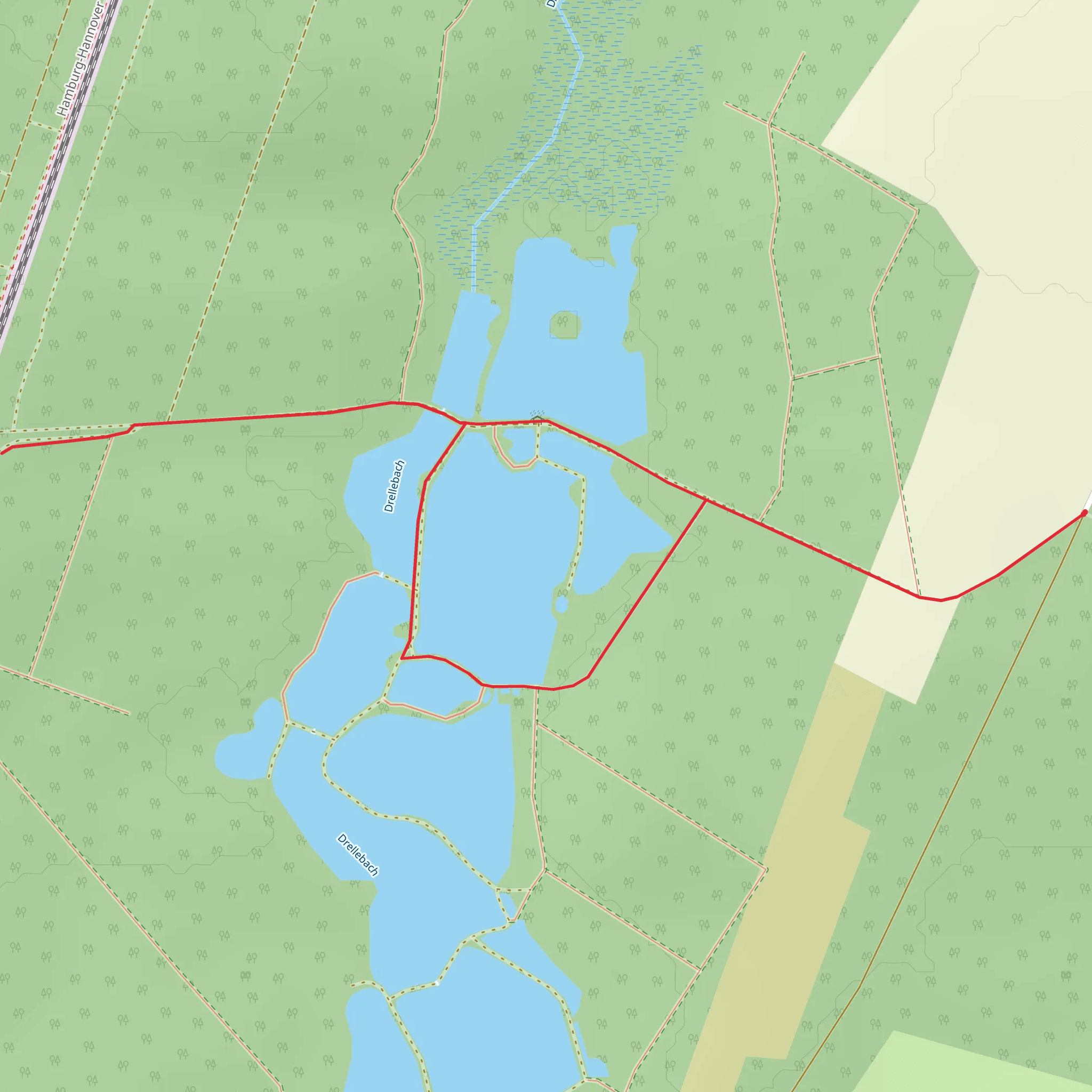 Drellebach Loop mobile static map