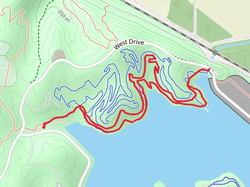 Wyandotte County Lake North Shore Loop