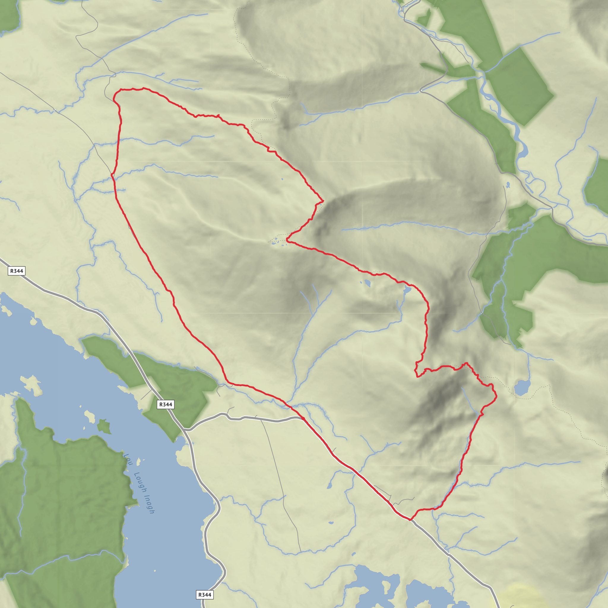 Illion and Bricken Loop mobile static map
