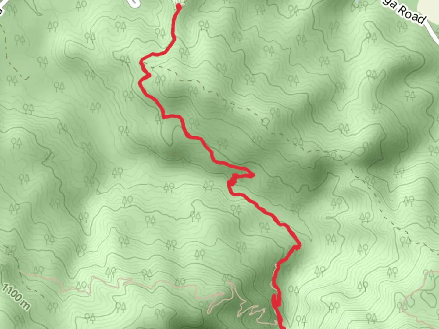 An image depicting the trail Laguna Creek Out and Back and its surrounding area.