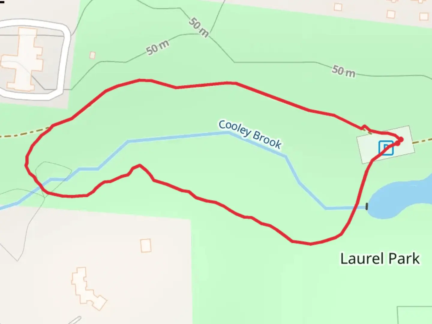 An image depicting the trail Cooley Brook Loop Trail and its surrounding area.