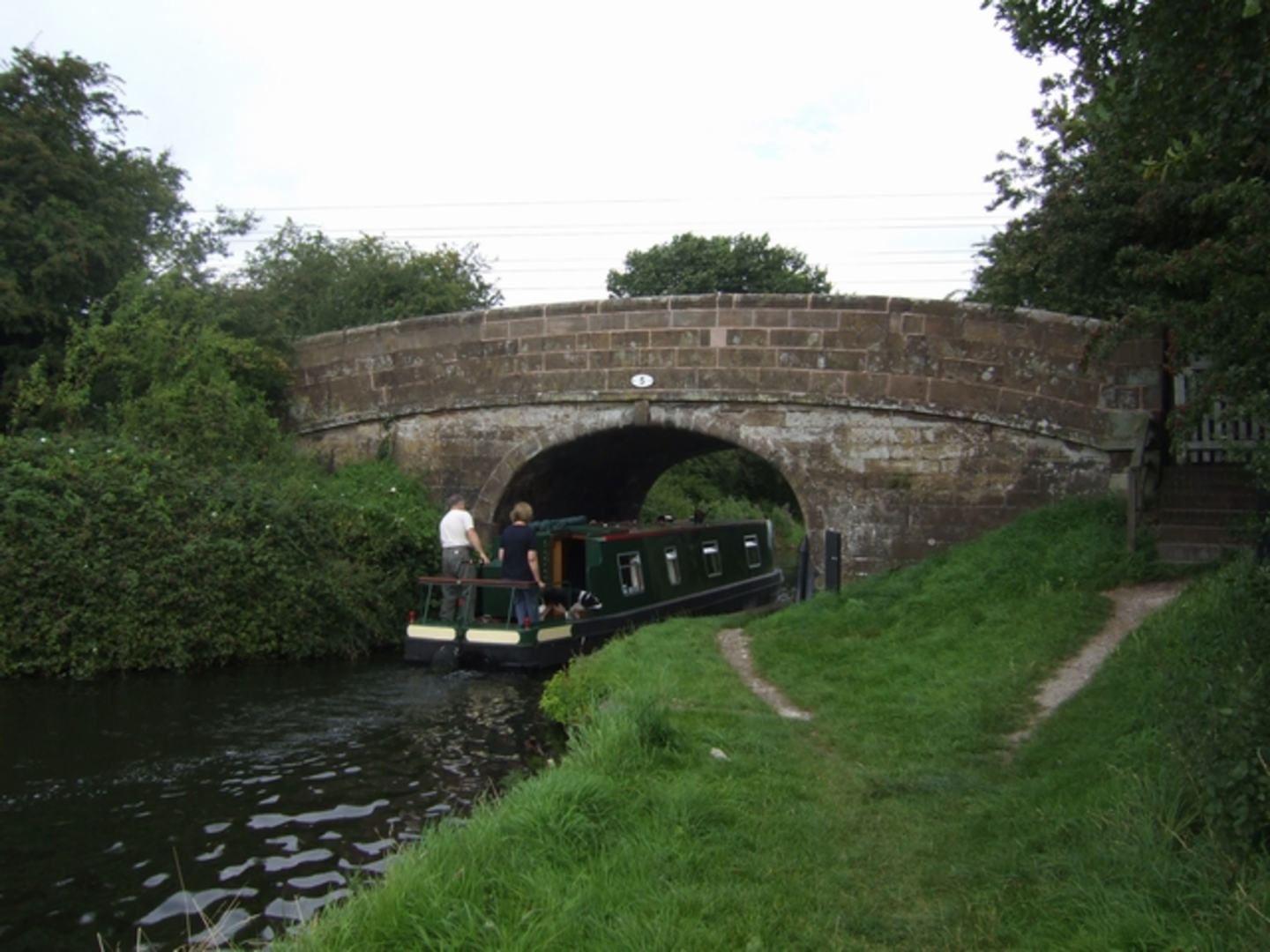 An image depicting the trail Moat Brook and its surrounding area.