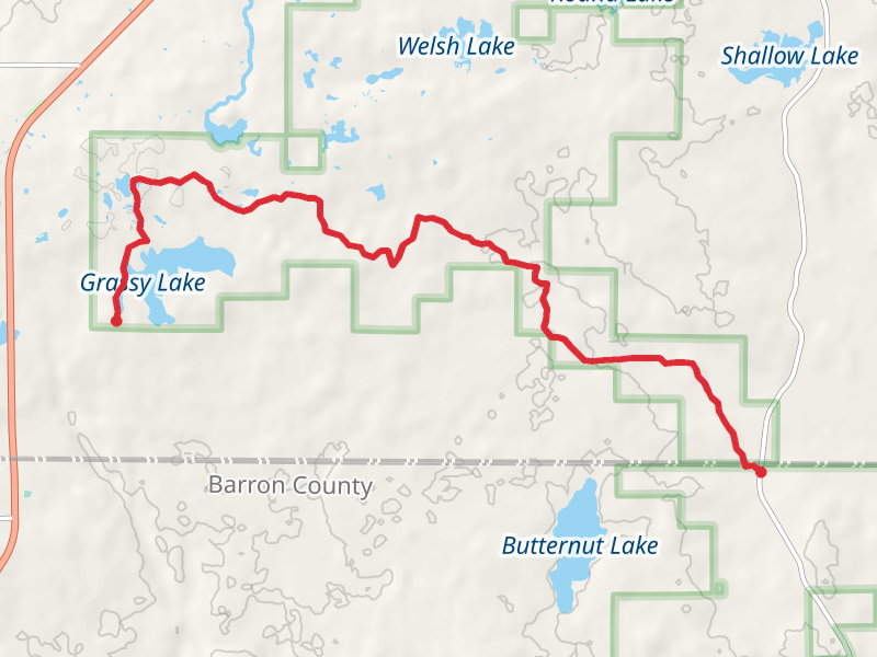 Ice Age Trail to Grassy Lake