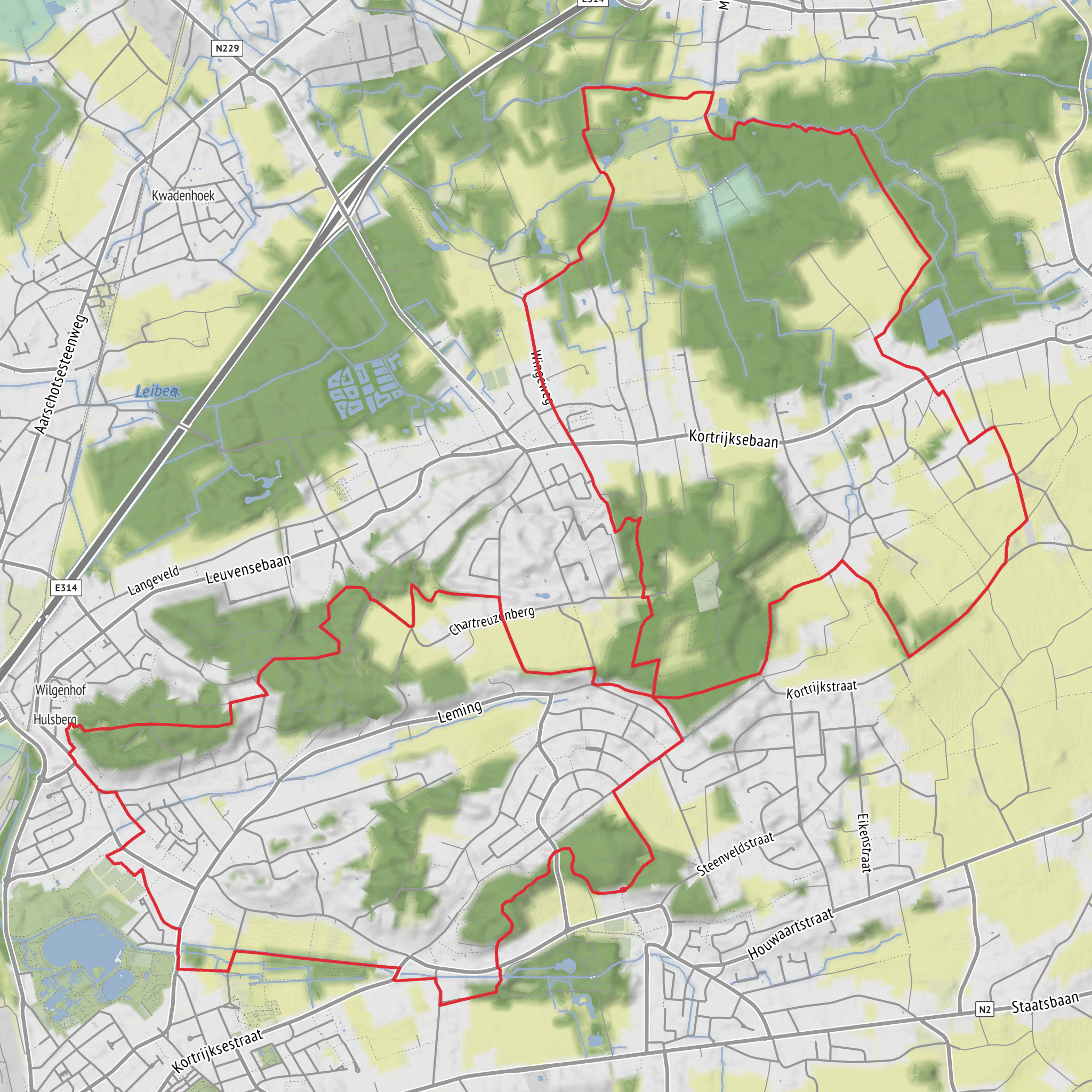 Holsbeek and Dagstapper Kessel-Lo mobile static map