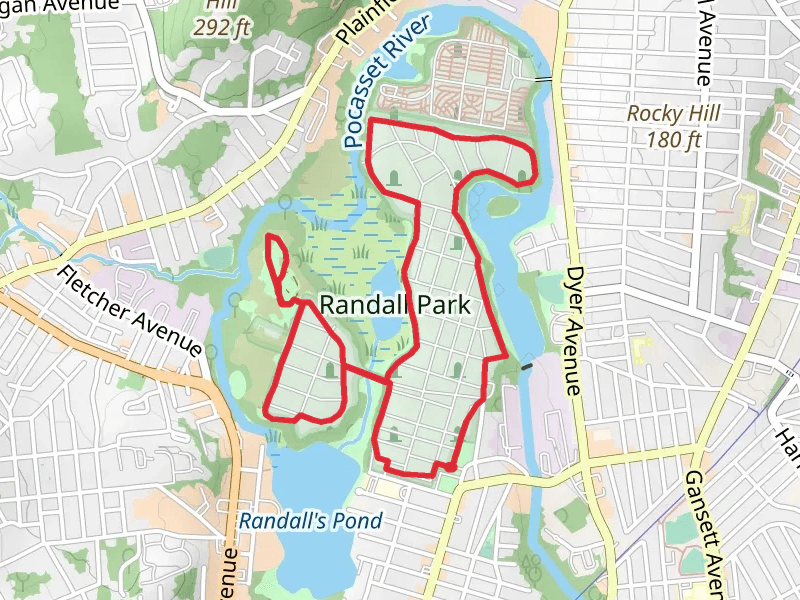Loop around Dyer Pond