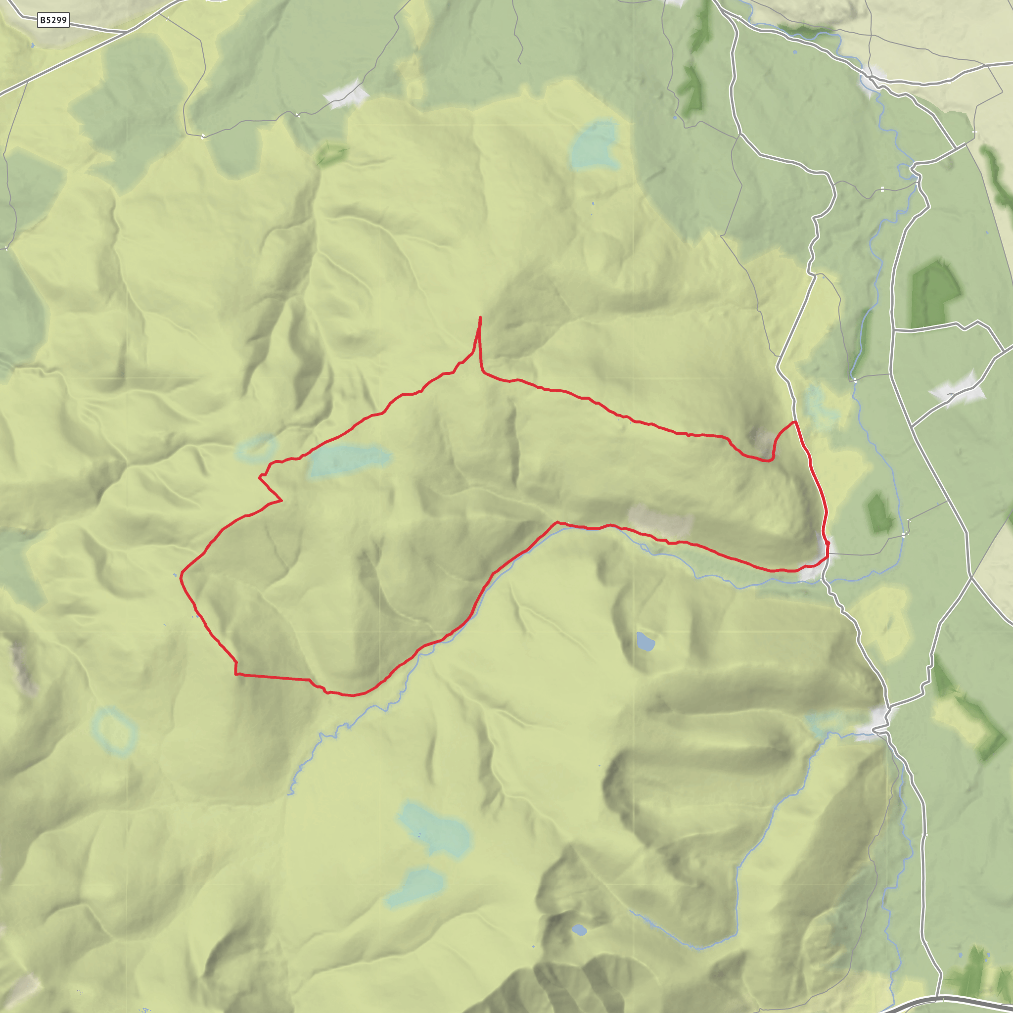 BackofBlencathra mobile static map