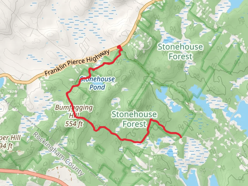 Stonehouse Pond and Bumfagging Hill via Locke Trail