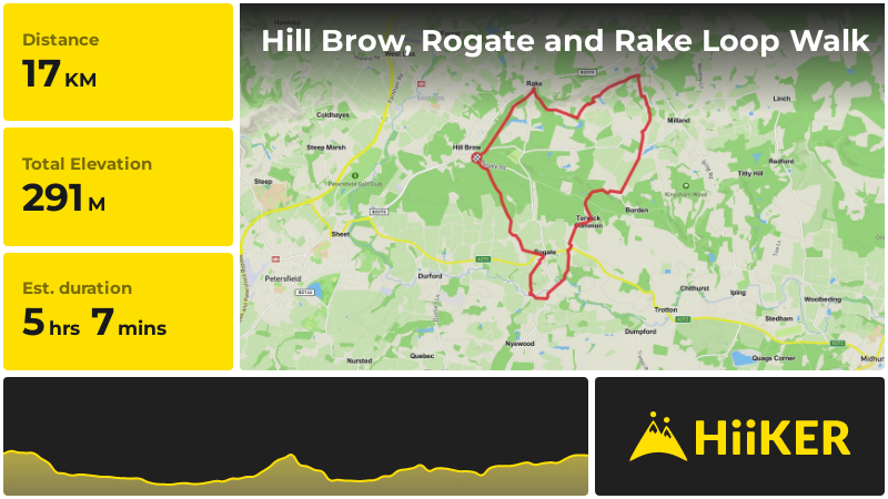 Hill Brow, Rogate and Rake Loop Walk | West Sussex | England