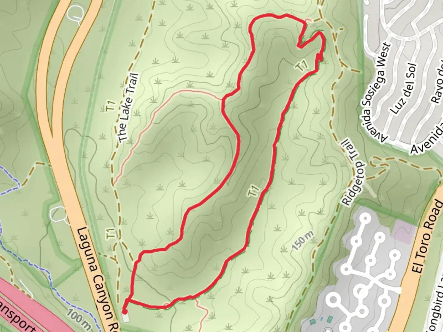 An image depicting the trail Canyon Loop Trail and its surrounding area.
