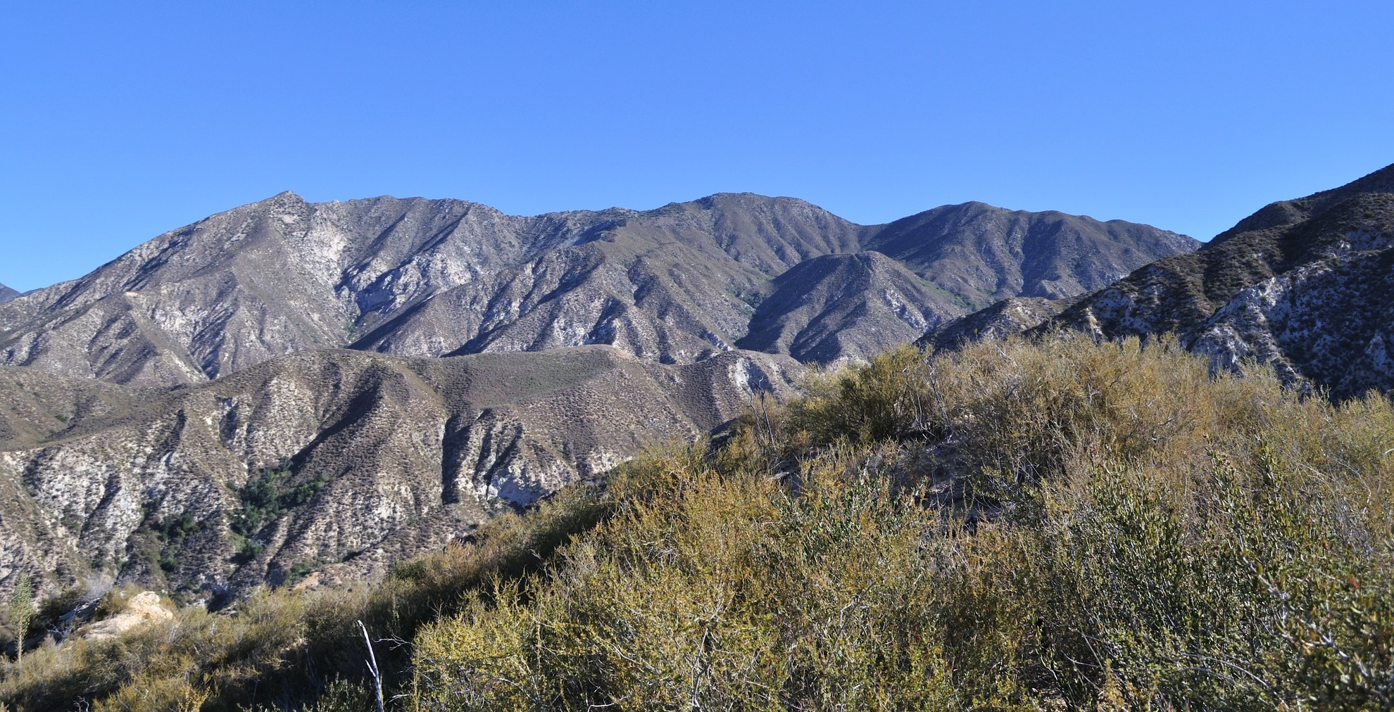 An image depicting the trail Condor Peak via Trail Canyon Trail and its surrounding area.