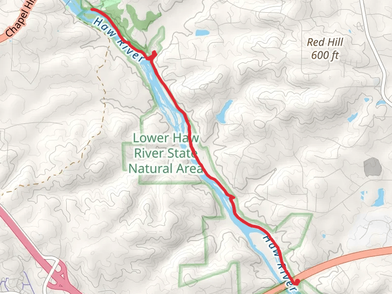 Lower Haw River Trail