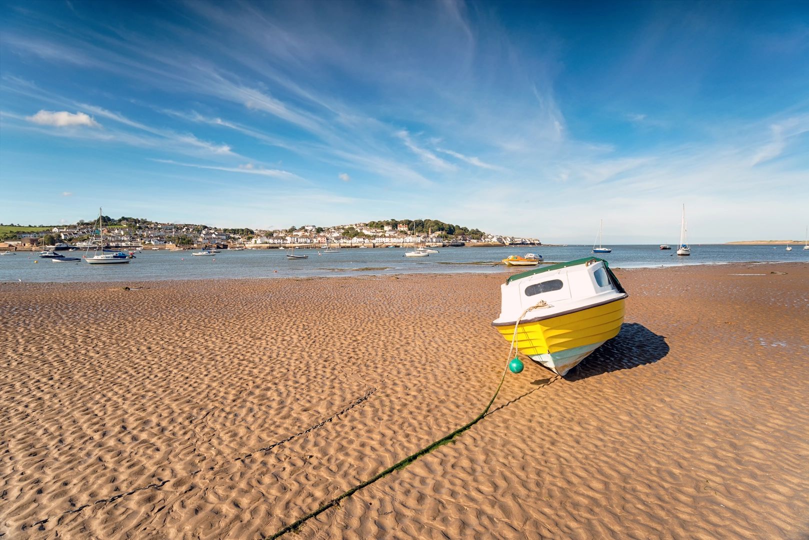 An image depicting the trail Instow to Westward Ho via Bideford and its surrounding area.