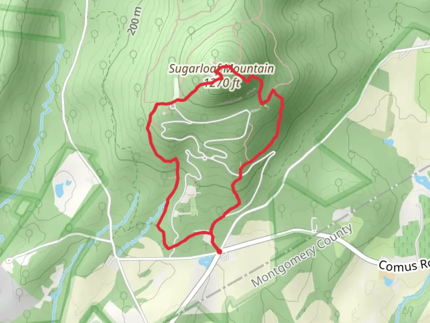 Sugarloaf Mountain Loop from Stronghold | Frederick County | Maryland