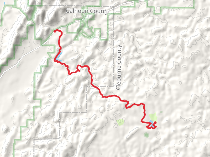 Coleman Lake via Pinhoti Trail