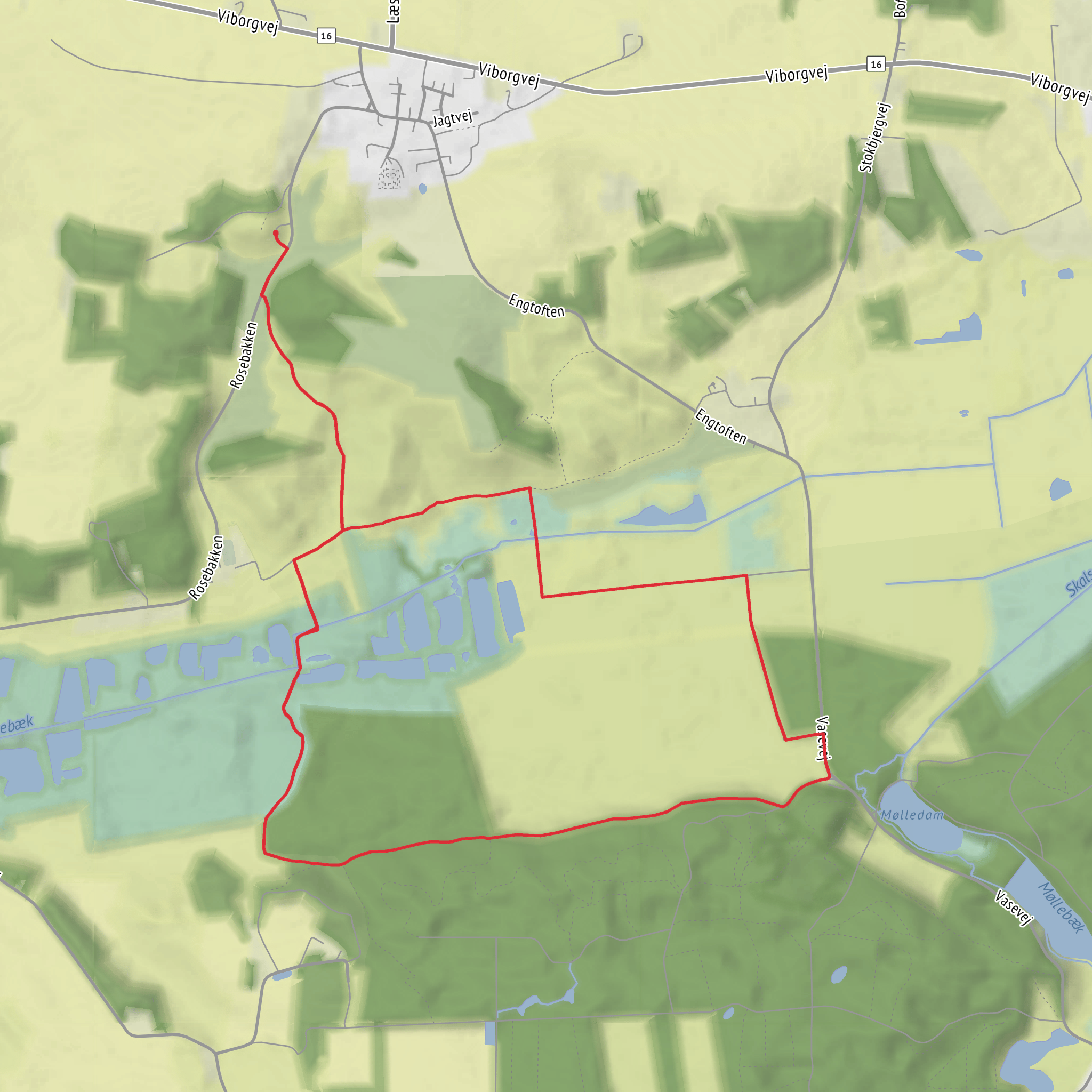 Læsten Bakker mobile static map