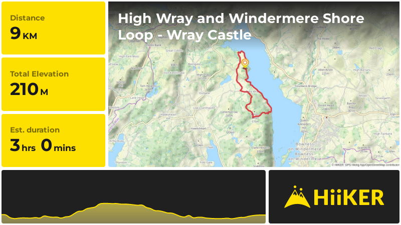 High Wray and Windermere Shore Loop - Wray Castle | Westmorland and