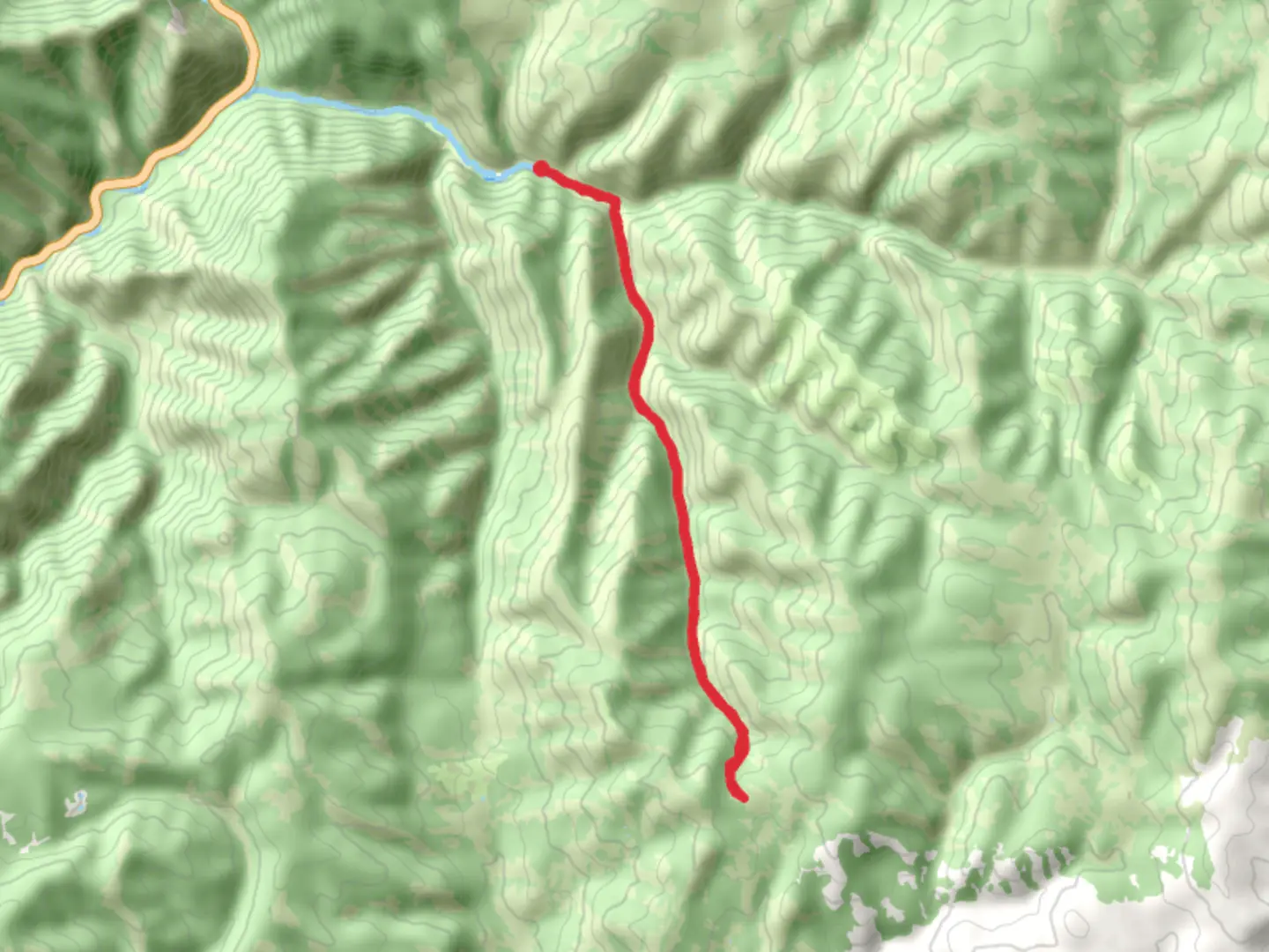An image depicting the trail Ricks Canyon via Great Western Trail and its surrounding area.