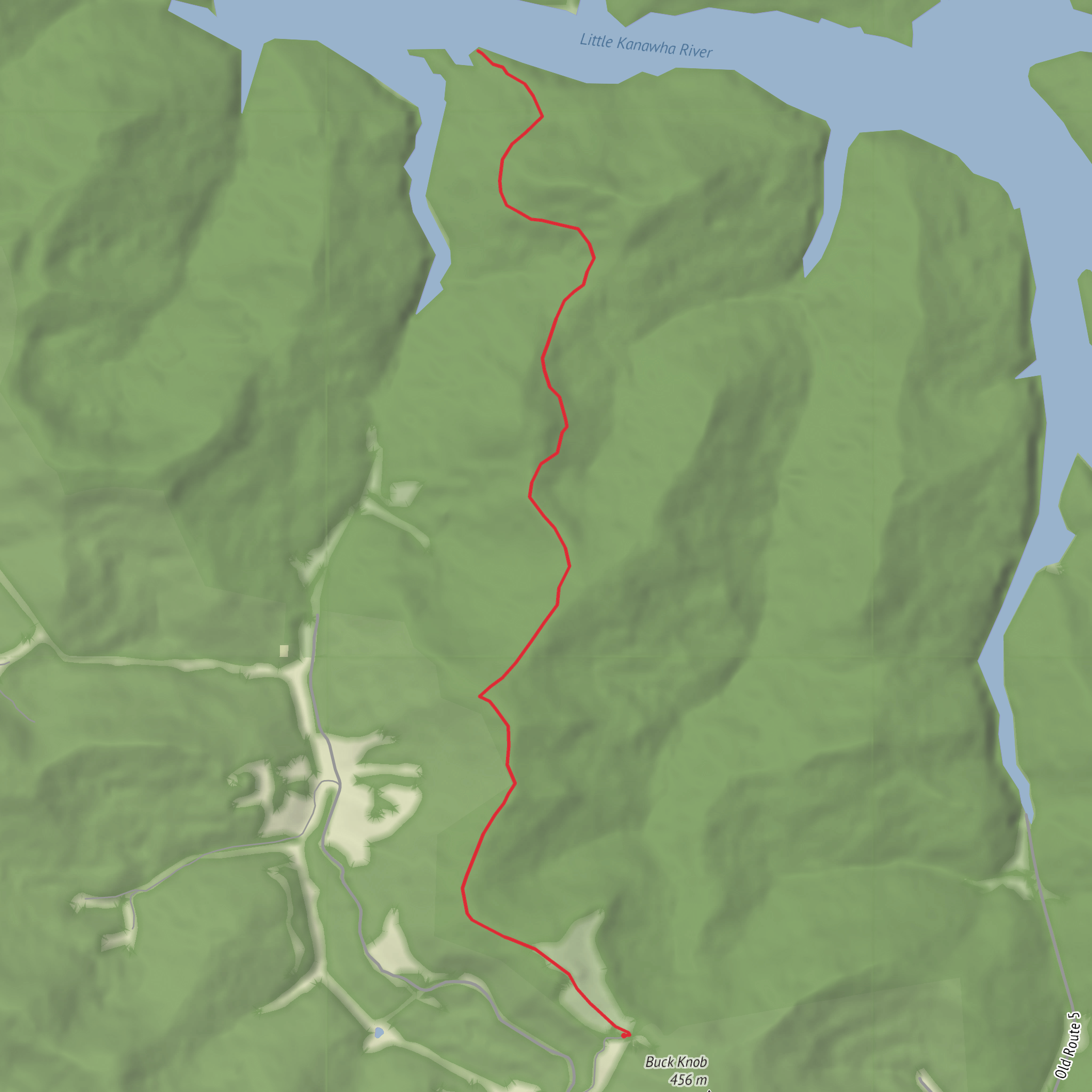 Bulltown Campground Walk mobile static map