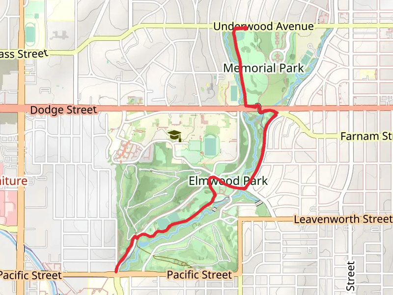 Memorial Park and Elmwood South Trail