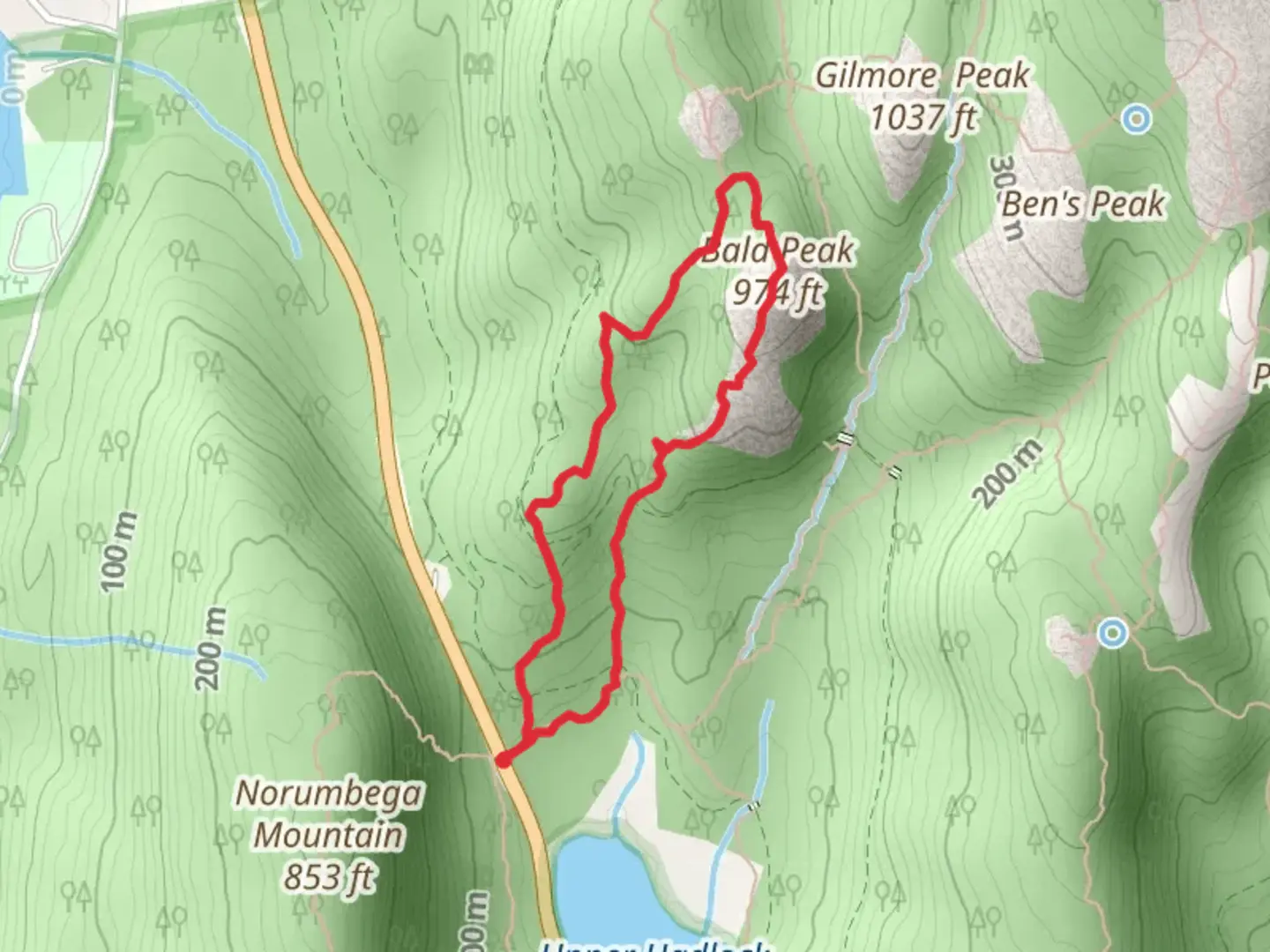 An image depicting the trail Bald Peak Loop Trail and its surrounding area.
