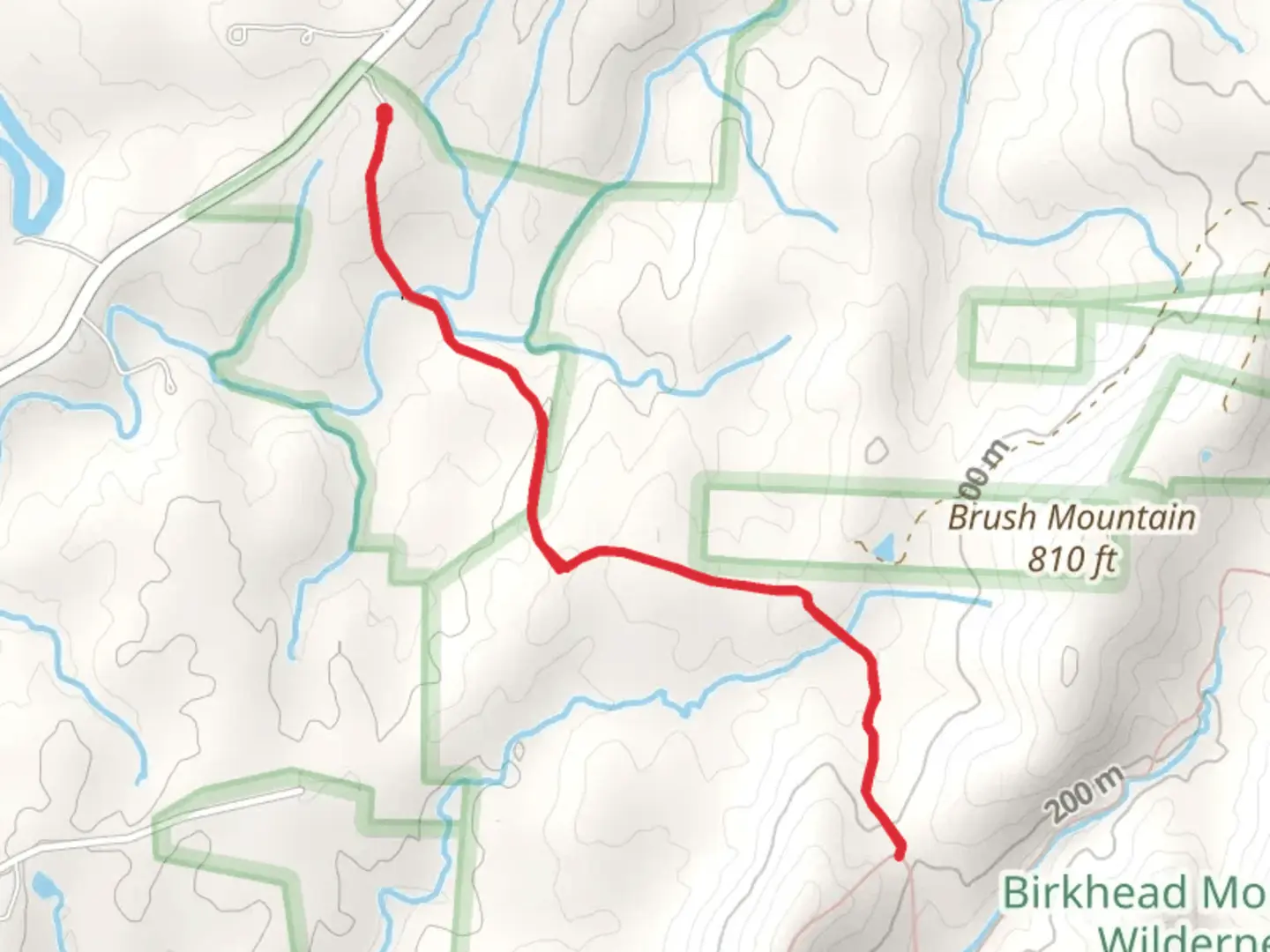 An image depicting the trail Thornburg Trail and its surrounding area.