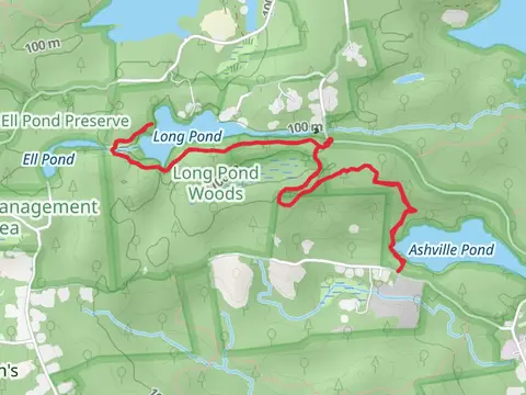 Long Pond and Ashville Pond Trail