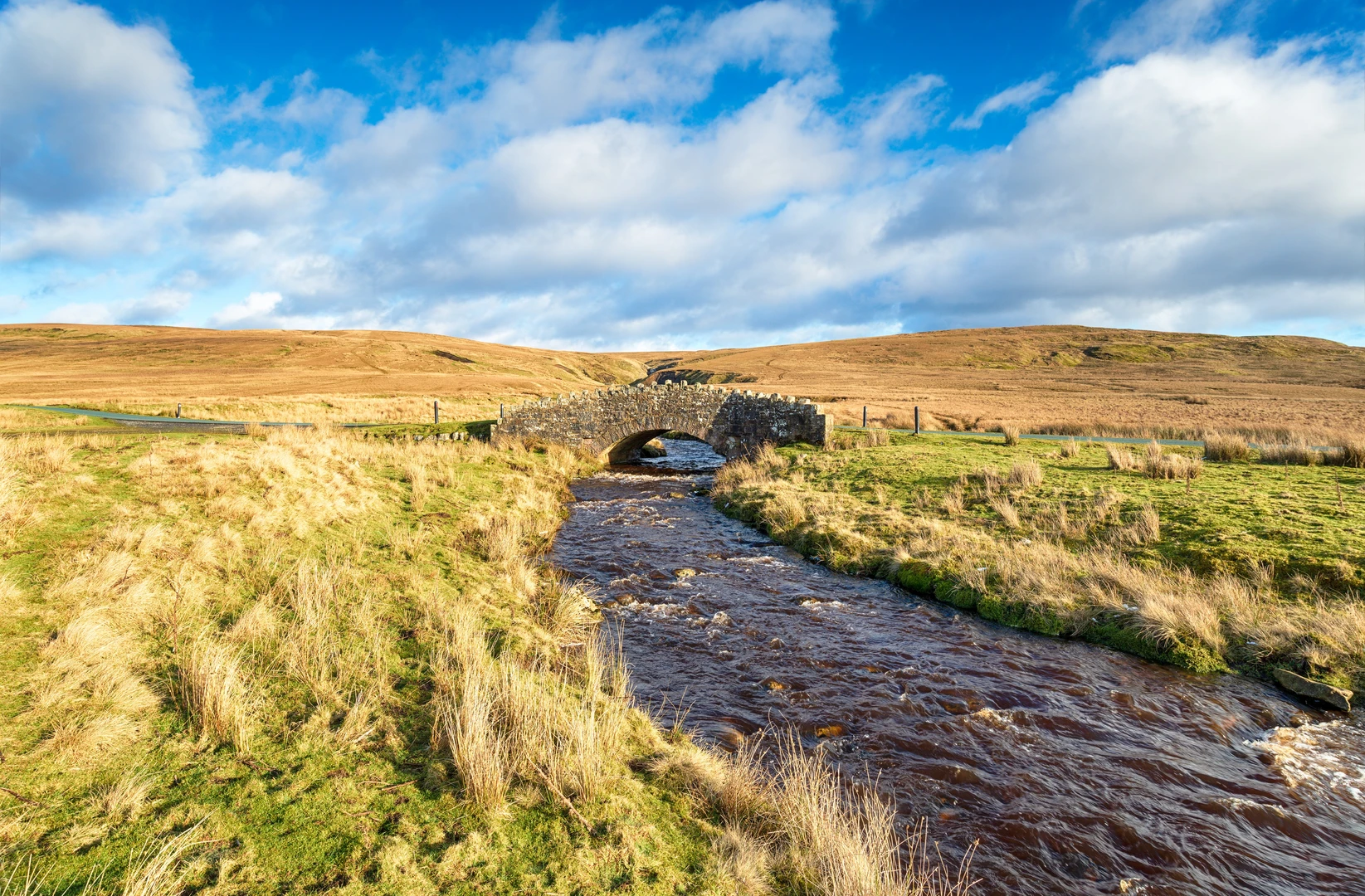 An image depicting the trail Tan Hill Colliery and its surrounding area.