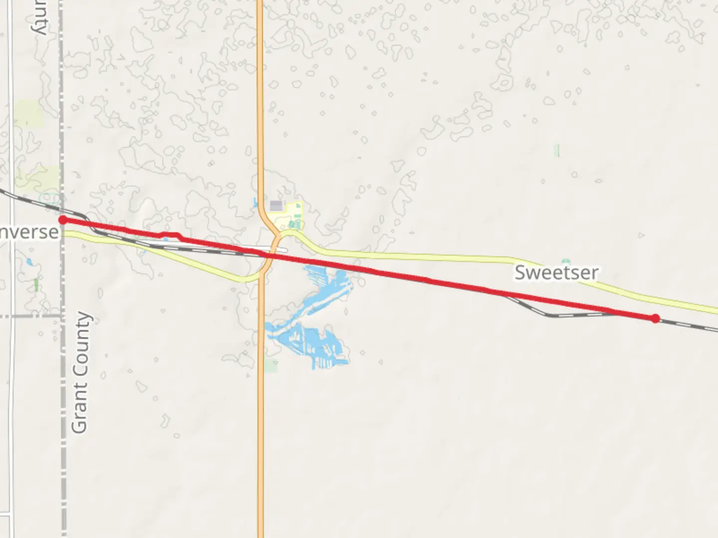 An image depicting the trail Sweetser Switch Trail and its surrounding area.