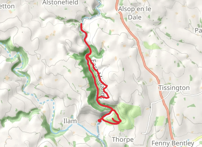 Dovedale hike(SCulley) mobile static map