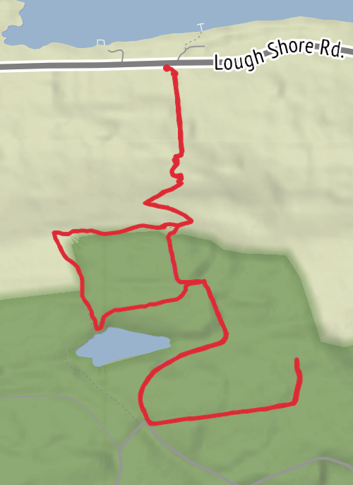 County Fermanagh Hiking mobile static map
