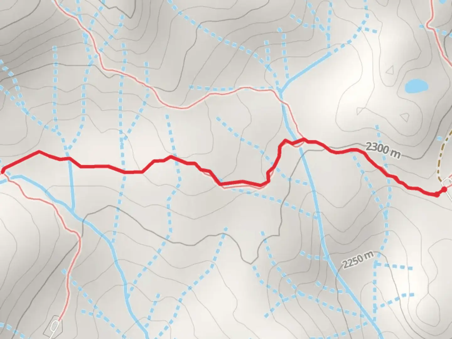 An image depicting the trail Frog Meadow Trail via Theodore Solomons Trail and its surrounding area.