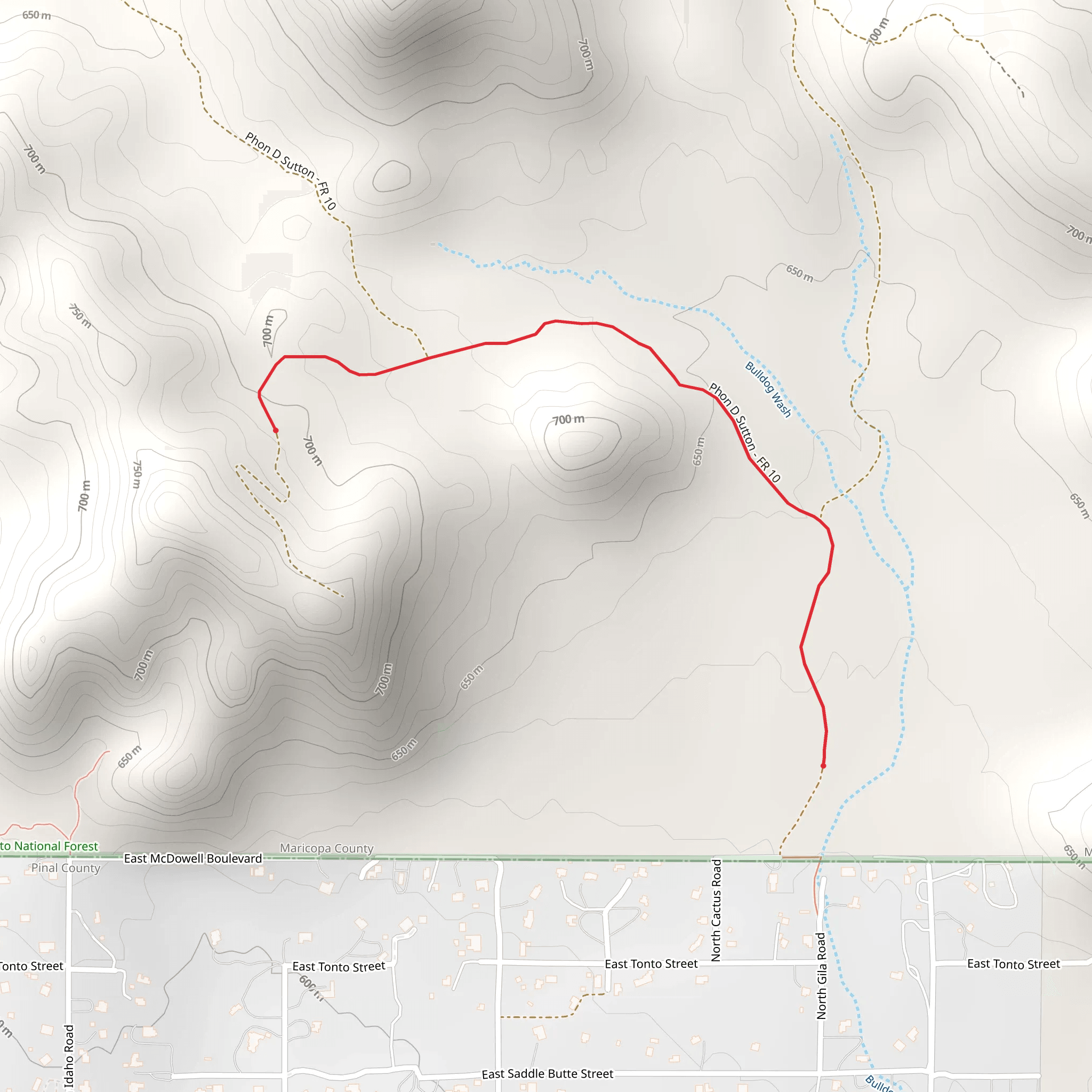 Phon D Sutton mobile static map