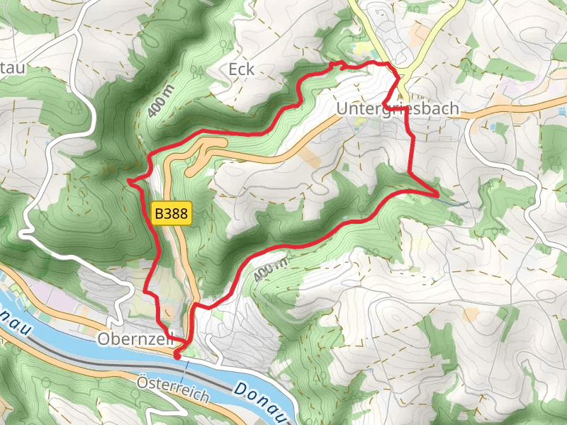 Obernzell, Hammermuhle and Untergriesbach Loop
