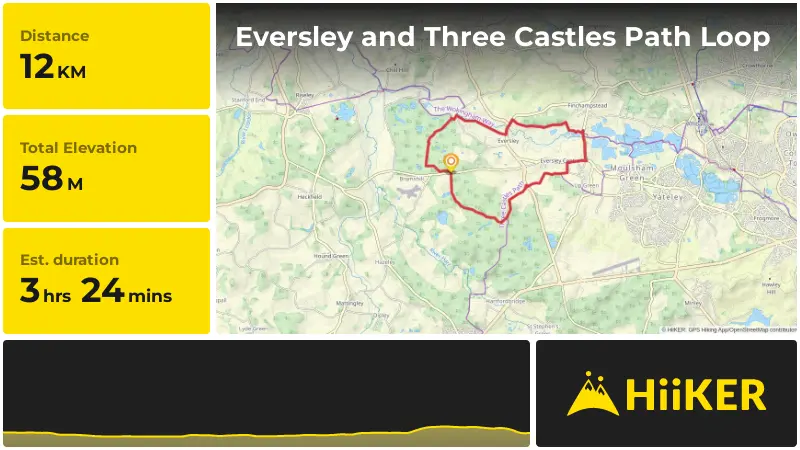 | Eversley and Three Castles Path Loop