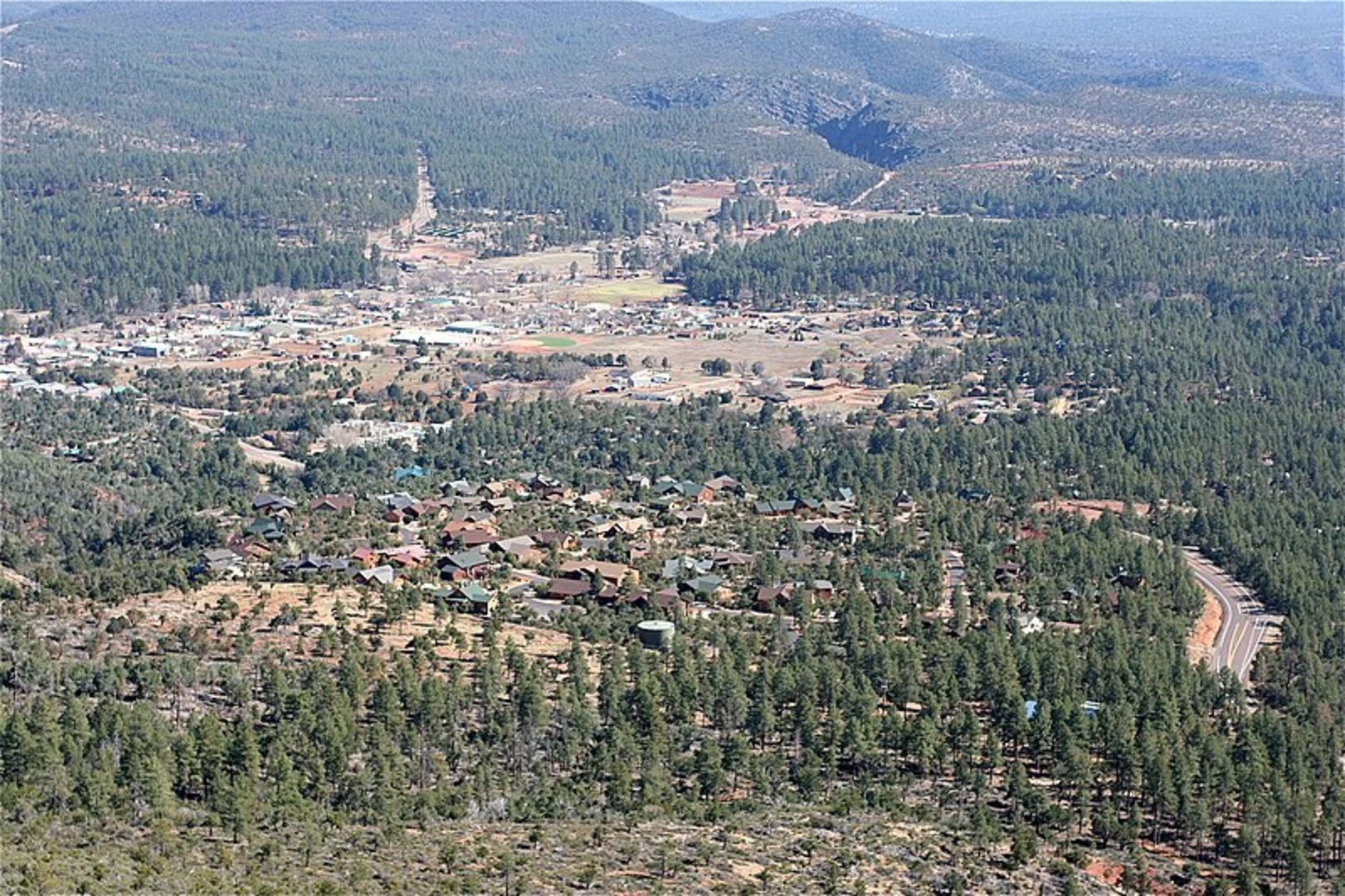 An image depicting the trail Pine Canyon Trail and its surrounding area.