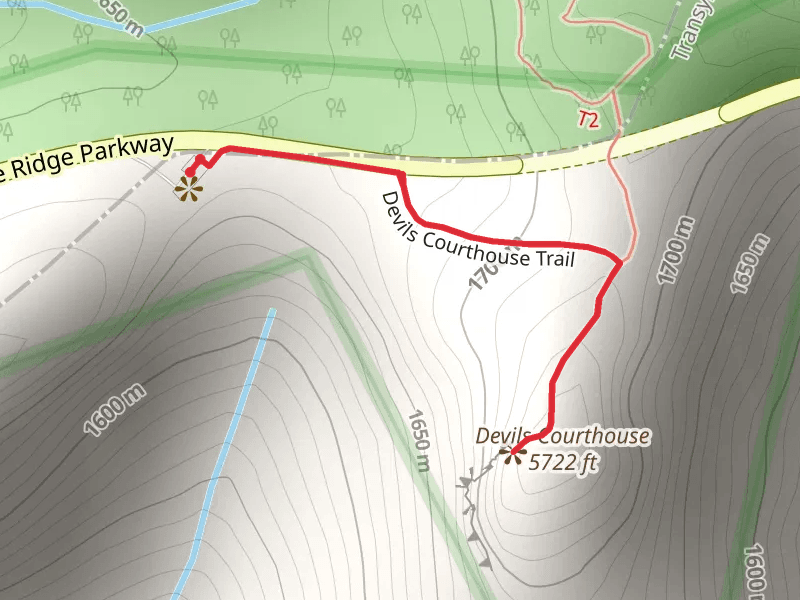 Devils Courthouse Trail