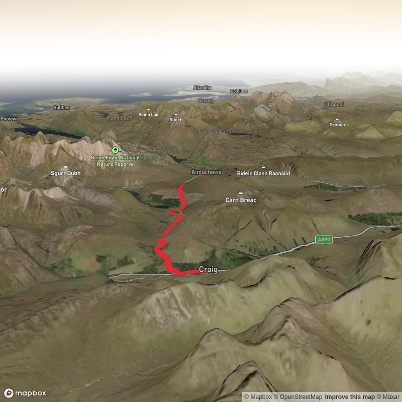 Craig to Kinlochewe via Cape Wrath Trail