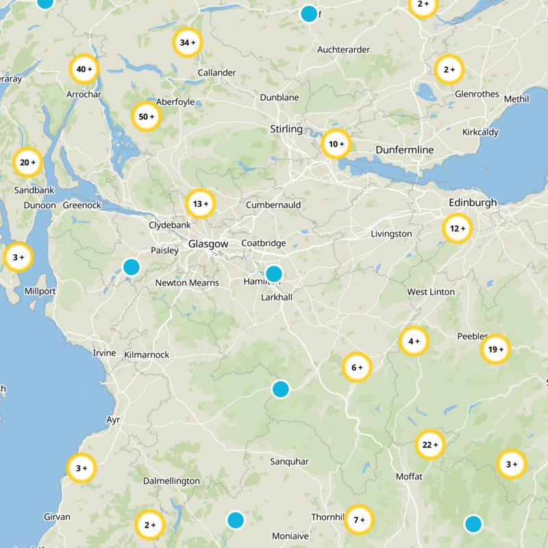 North Lanarkshire Static Map