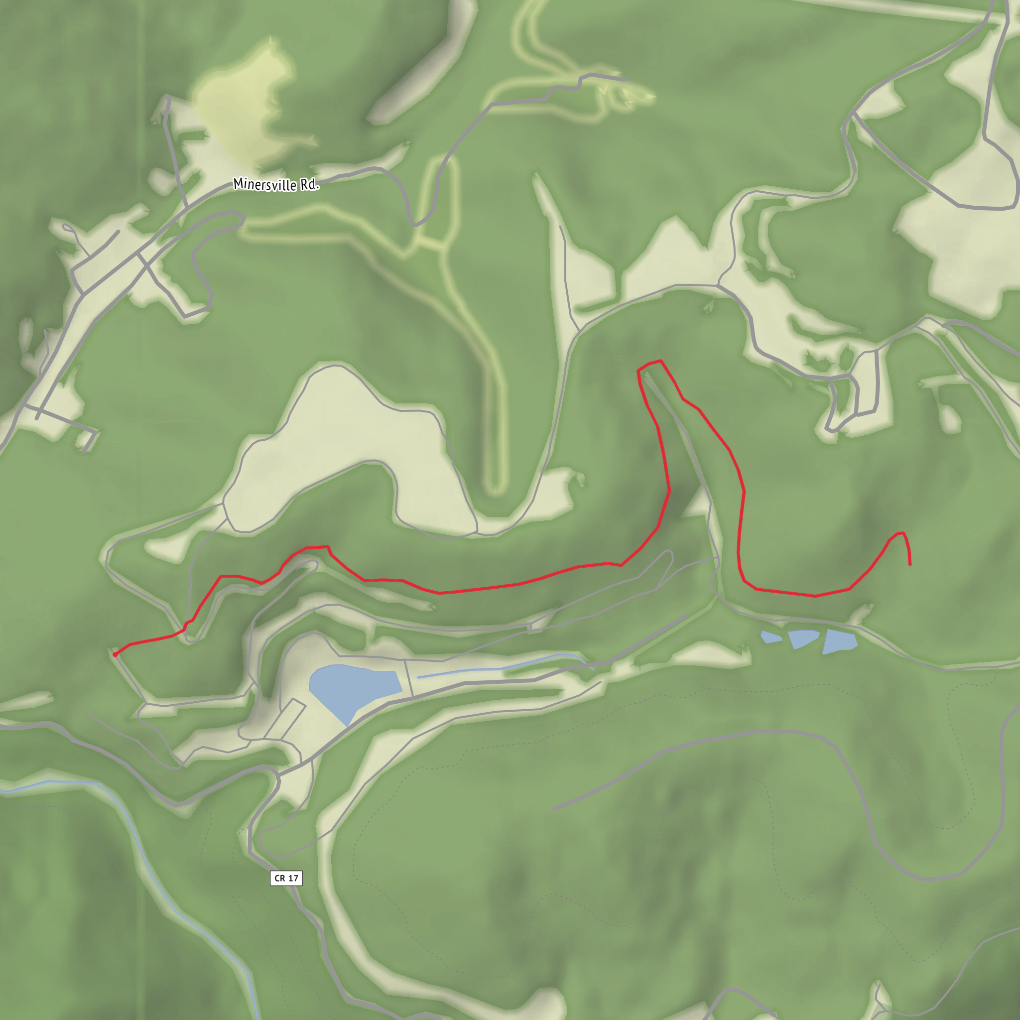 Tadpole Trail mobile static map
