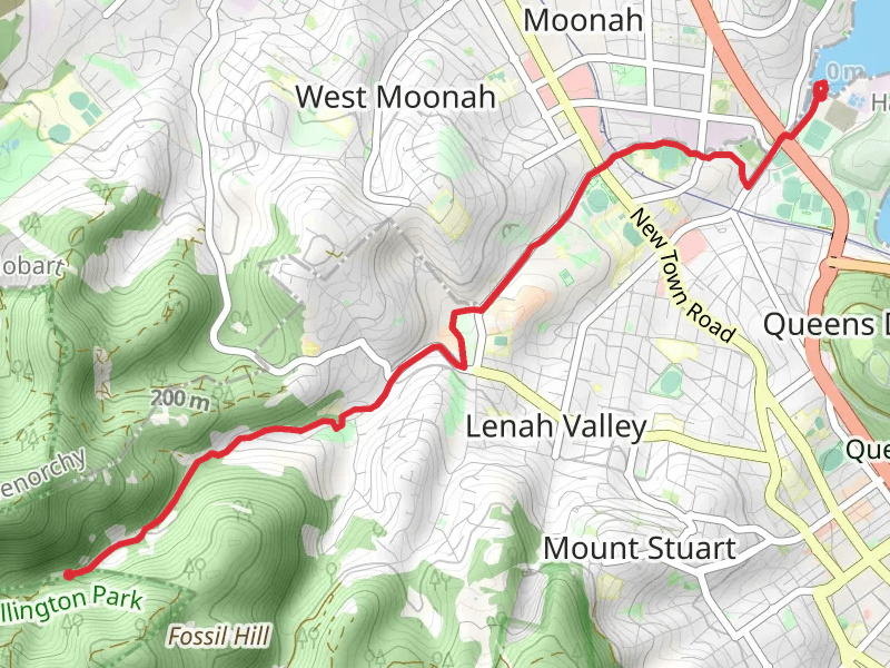 New Town Rivulet Track