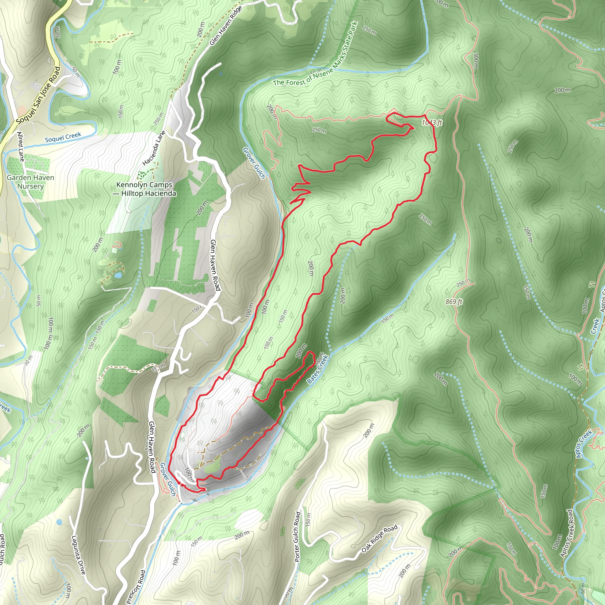 6 Mile Loop Trail mobile static map