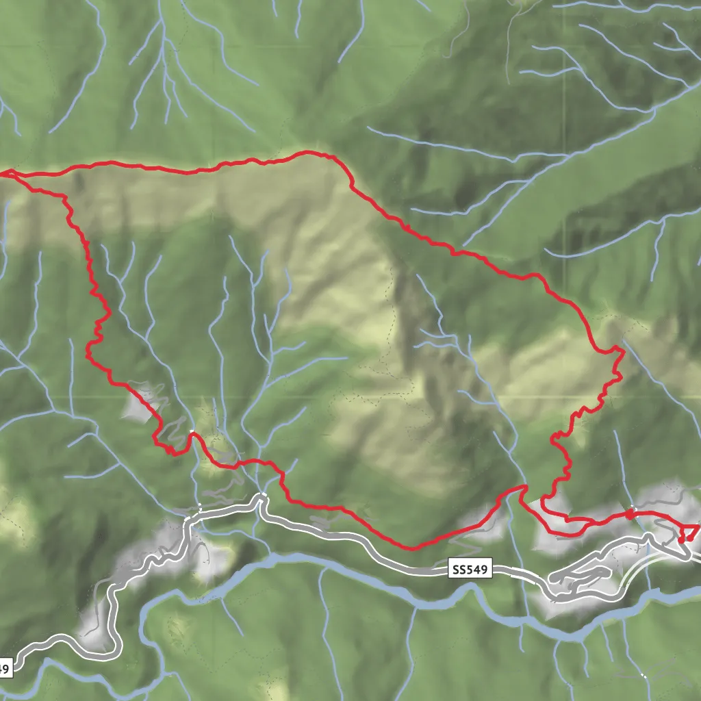 Pizzo Castello mobile static map