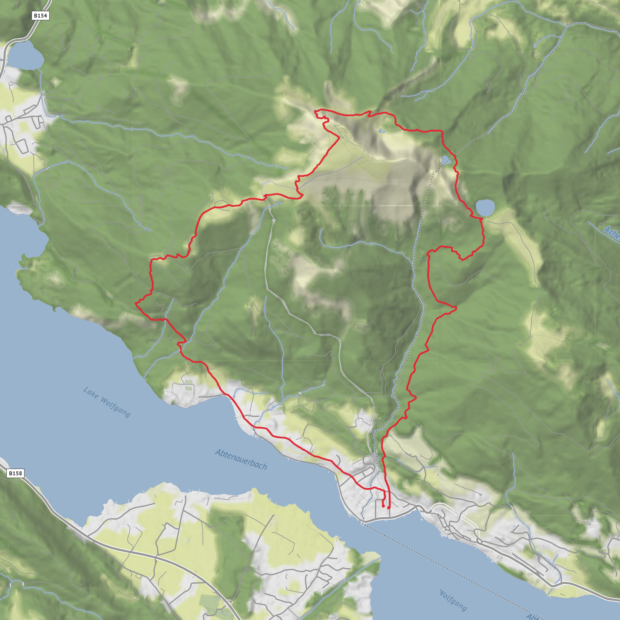 Schafberg pętla mobile static map