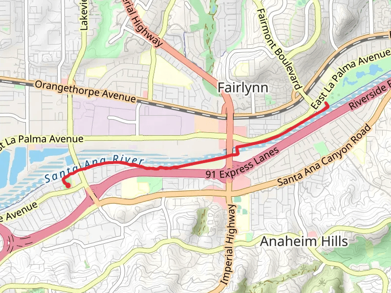 Santa Ana River Trail via Riverdale Park