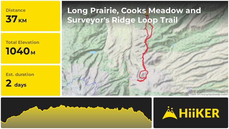 Long Prairie, Cooks Meadow and Surveyor's Ridge Loop Trail | Hood