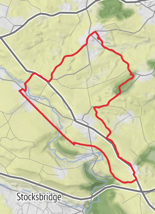 Barnsley Mountain Biking mobile static map