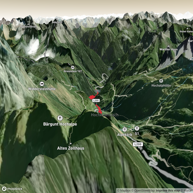 Hike from Hochkrumbach via Gehren