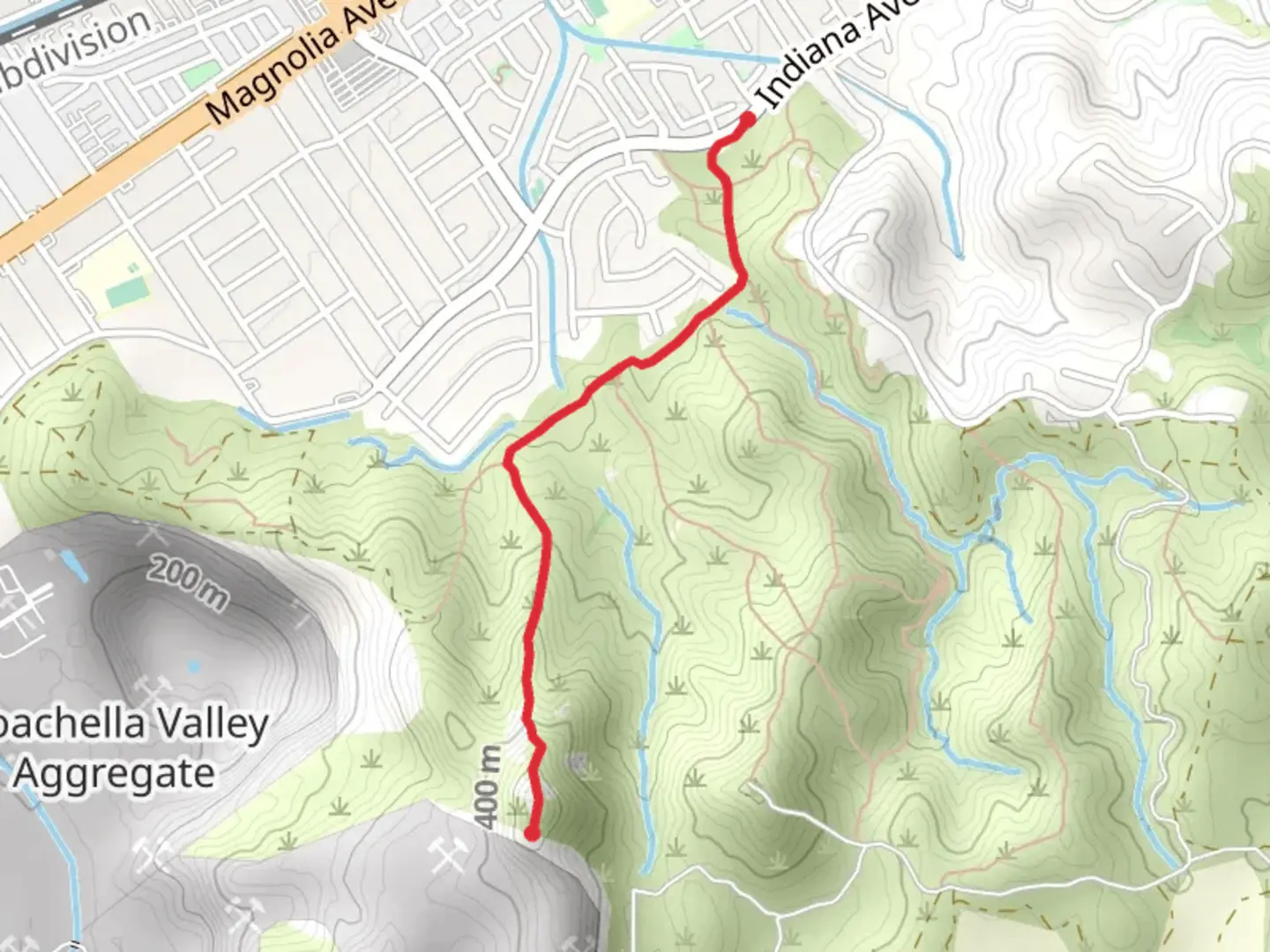 An image depicting the trail Communication Tower from Indiana Avenue and its surrounding area.